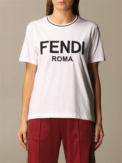 fendi xxs crop tshirt|fendi roma shirt.